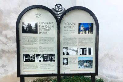 Projekts "Vircavas evaņģēliski luteriskās baznīcas virziena norādes zīmju un informatīvā stenda izgatavošana"