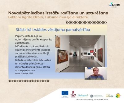 Novadpētniecības izstāžu radīšana un uzturēšana