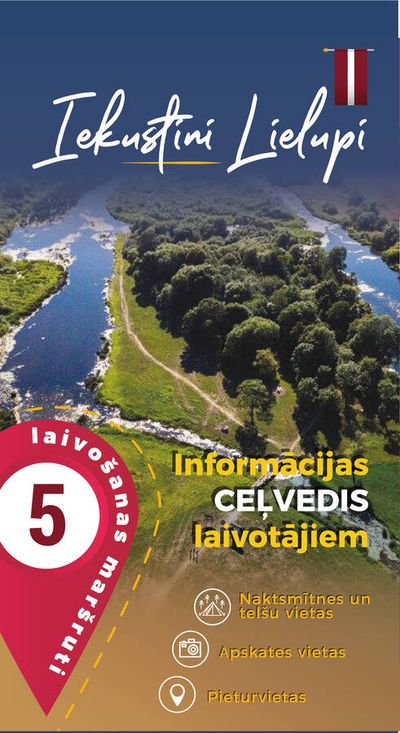 Izdots ceļvedis laivotājiem “Iekustini Lielupi”