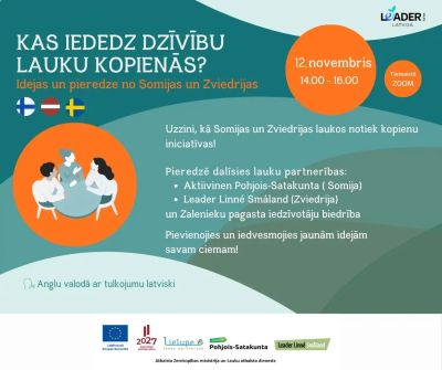 Kas iededz dzīvību lauku kopienās?
