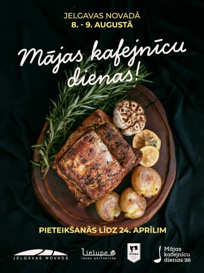 Aicinām pieteikties Mājas kafejnīcu dienām Jelgavas novadā 2026