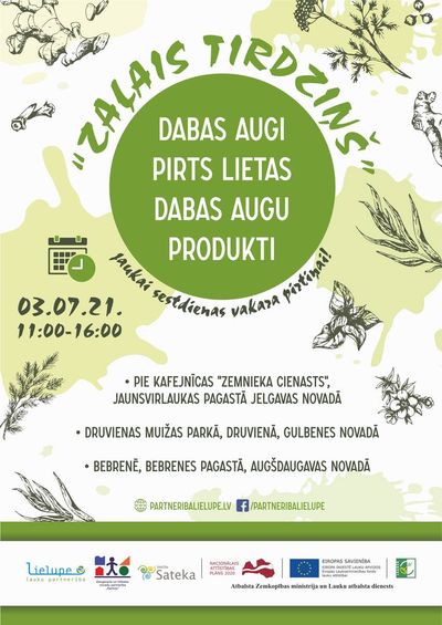 Aicinām jūlijā uz pirts lietu “Zaļo tirdziņu”!