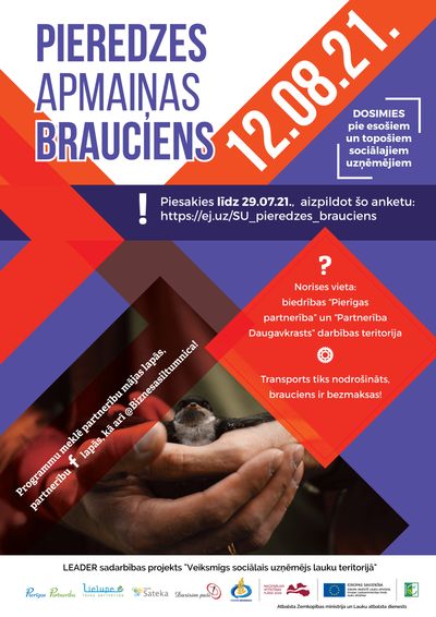 Pieredzes brauciens pie Pierīgas partnerības un Partnerības Daugavkrasts topošiem un esošiem sociālajiem uzņēmējiem